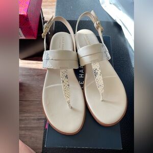 Cole Haan Ainslee snake print sandals size 8.5